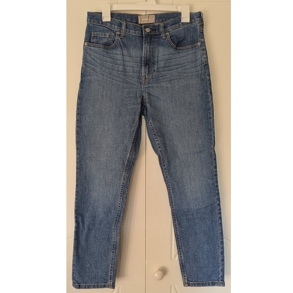 Everlane Classic High Rise Ankle Jean in Stonewashed | Size 29